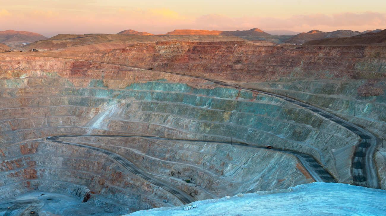 Mina de cobre del Peru