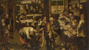 "L'Avocat du village" de Brueghel "el Joven"