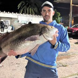 La Barra de Santa Lucia, Uruguay, ilusiona a los pescadores deportivos con poder lograr corvinas enormes y poderosas.