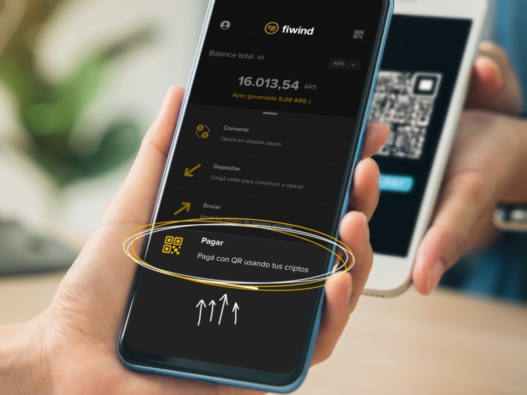 Fiwind, la primera empresa cripto argentina en facilitar pagos con QR |  Perfil