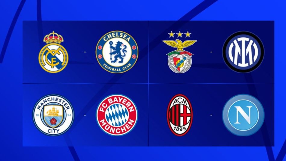 Se sortearon los cruces de cuartos de final de Champions League
