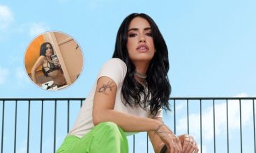 Lali Espósito enciende las redes con lencería de encaje negra