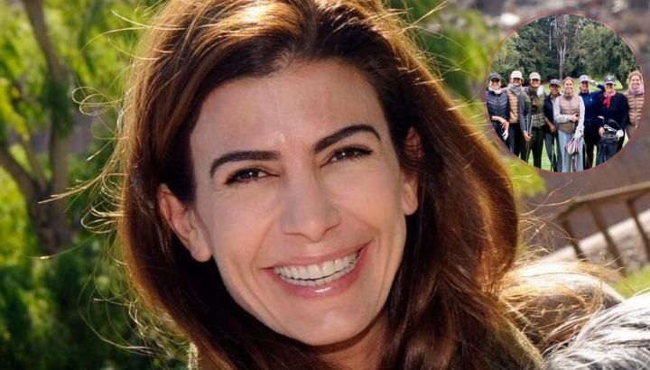 Juliana Awada jugó al golf con un look súper trendy