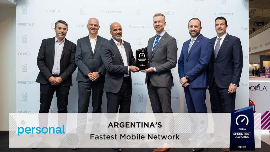 Personal fue premiado en el MWC 2023 por tener la red de internet móvil más rápida de la Argentina