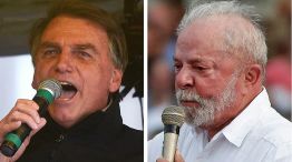 Jair Bolsonaro y Luiz Inacio "Lula" Da Silva