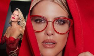 Mery del Cerro sorprende con un vestido de red rojo con transparencias
