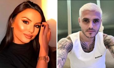Candela Lecce y Mauro Icardi