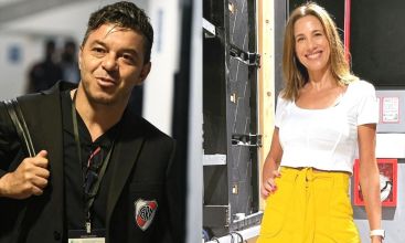 Marcelo Gallardo y Alina Moine