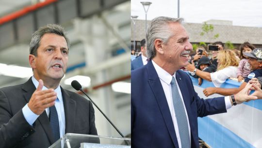 Sergio Massa actuó de presidente y Alberto Fernández de canciller