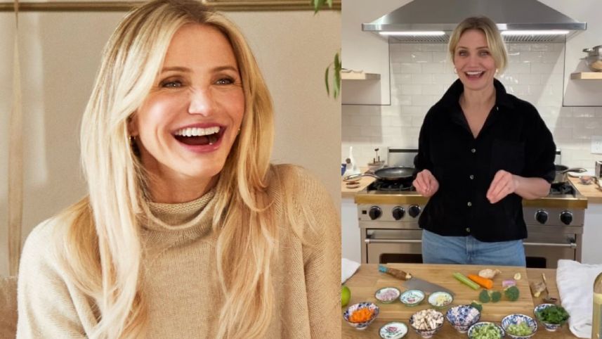 Cameron Diaz y el curioso método de alimentación que sigue a raja tabla
