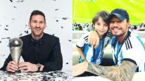 Leo Messi, Lolo y Marcelo Tinelli