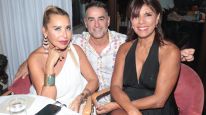 Luis González Arce junto a Liz Massini y Anamá Ferreira