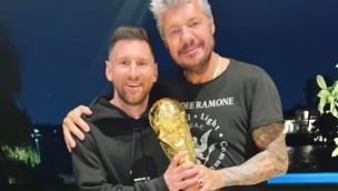 Lionel Messi y Marcelo Tinelli