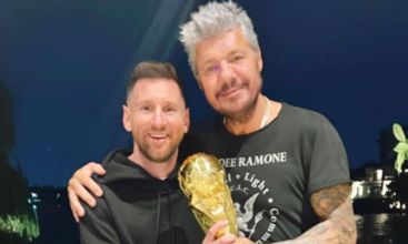 Lionel Messi y Marcelo Tinelli