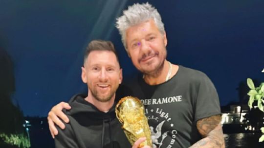 Lionel Messi y Marcelo Tinelli se volvieron amigos inseparables desde 2005.