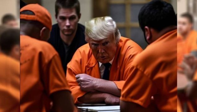 Los memes mostrando a un Trump preso no se hicieron esperar.