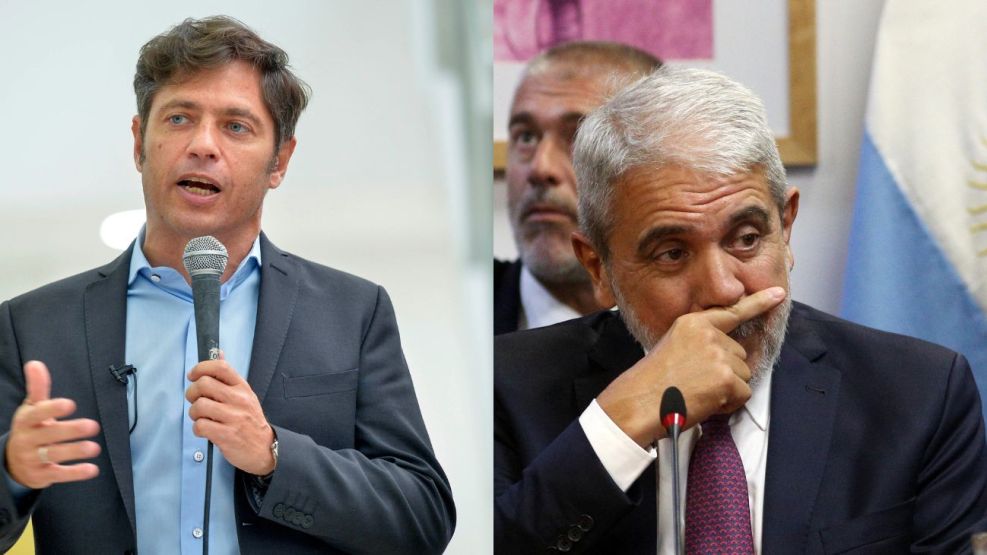 Axel Kicillof y Aníbal Fernández 