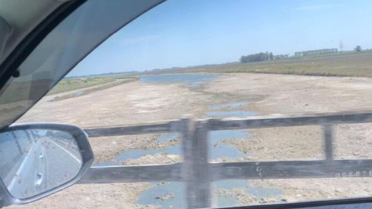 Alerta máxima: el río Salado se está quedando sin agua en Alberti