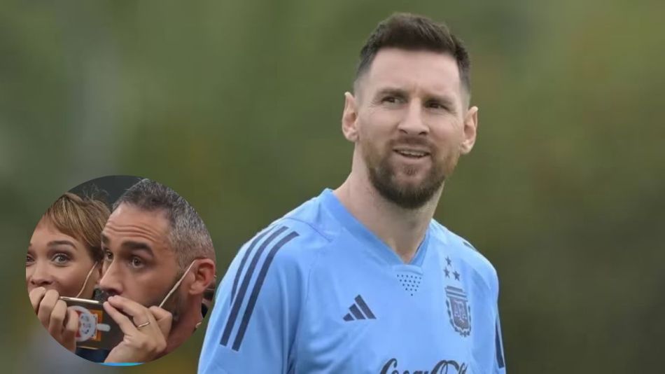 Messi sorprendió al Pollo Álvarez con un mensaje muy especial