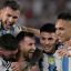 Affection rains down from stands as Argentina's fans and players enjoy World Cup party