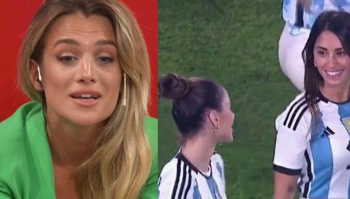 Estallaron los memes contra Cami Homs al ver la buena onda entre Tini Stoessel y Antonela Roccuzzo en la fiesta de la Selección