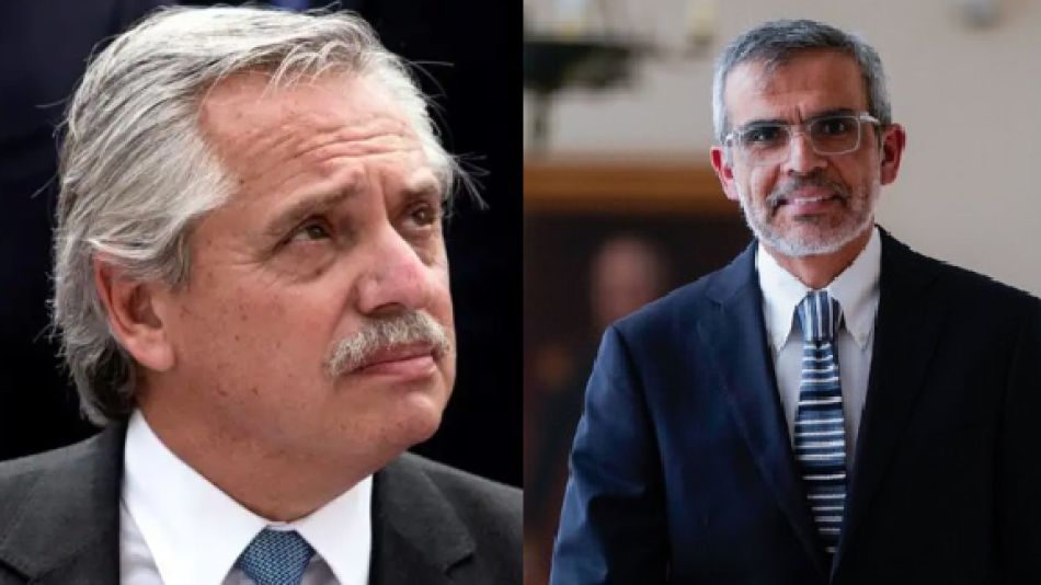 Alberto Fernández y Luis Cordero