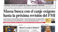 La tapa del Diario PERFIL del domingo 26 de marzo de 2023