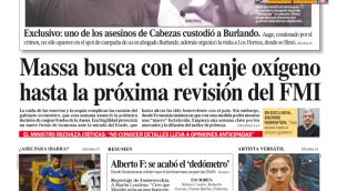 La tapa del Diario PERFIL del domingo 26 de marzo de 2023