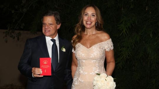Se casó María Eugenia Vidal con Quique Sacco: los detalles de la fiesta