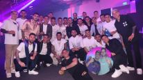 Fiesta de la selección con La T y la M y Wos