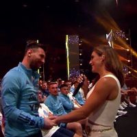 Lionel Messi y Soledad Pastorutti