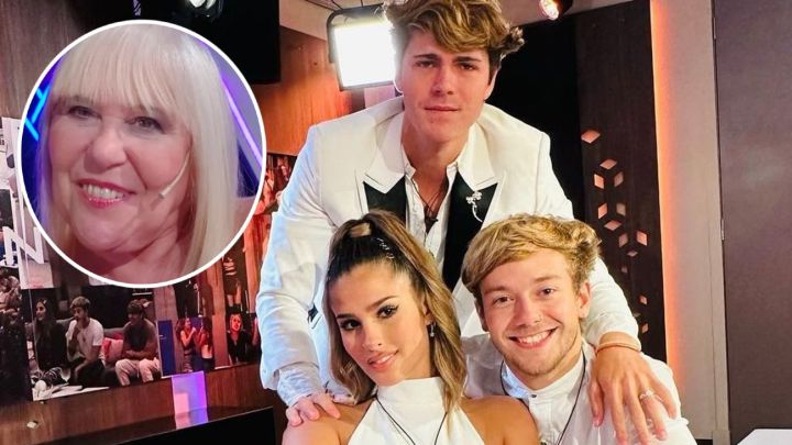 Laura Ubfal y los finalistas de Gran Hermano