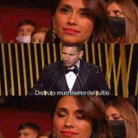 El meme viral de Antonela Roccuzzo luego de que Lionel Messi dijera "Fulbo" en el homenaje a la Selección Argentina