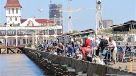 El Club de Pescadores de Olivos y el Club de Pescadores de Buenos Aires (foto) fueron las sedes de la competencia.
