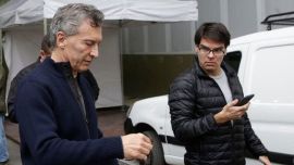 Mauricio Macri con Darío Nieto