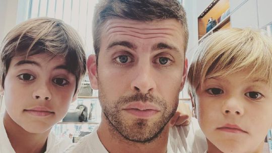 El video de los hijos de Shakira pasando un mal momento con Gerard Piqué 