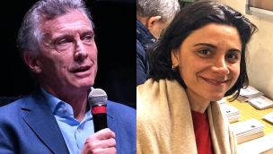 Mauricio Macri y Florencia Polimeni
