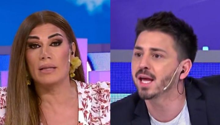 Florencia de la V estalló al aire de Intrusos y cruzó a Pampito: "No mal interpretes lo que estoy diciendo"