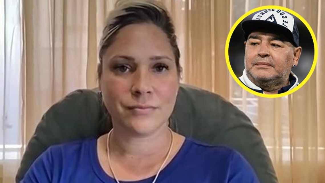 Repareció Mavys Álvarez y pidió que se «esclarezca» la denuncia que realizó contra Diego Maradona y su entorno: qué dijo