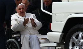 Pope Francis wheelchair