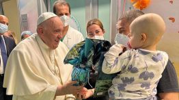 El Papa Francisco en el hospital Gemelli de donde sale mañana