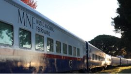 El tren museo está listo para una nuevo recorrido.