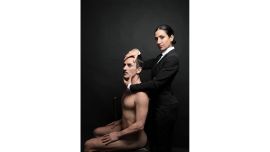 HERMAFRODITA. Carlos Casella y Mayra Bonard relatan la vida de un seudohermafrodita francés nacido en 1838, dirigidos por Alfredo Arias.