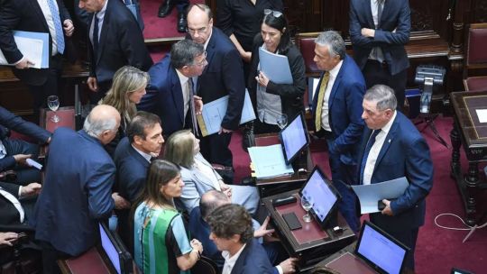 Se frustró la sesión del Senado