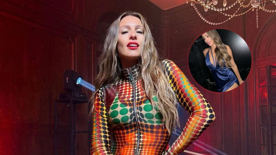 Tajo impactante y escote infinito: Pampita tiene el vestido ideal para ir a una fiesta