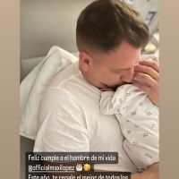 Maxi López se mostró por primera vez con su hija, Elle: "El mejor regalo"
