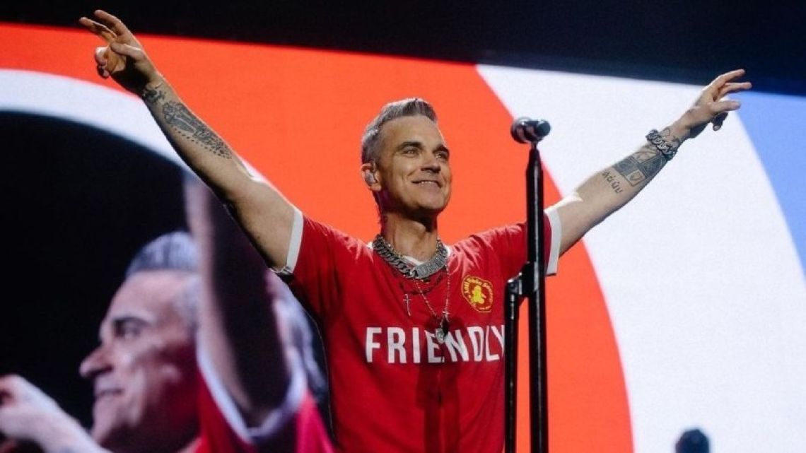 Robbie Williams y su familia disfrutaron de unas vacaciones en Argentina