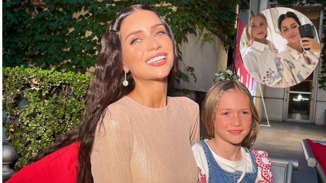 El look de Zaira Nara y Malaika en Pascuas: camisas con conejos