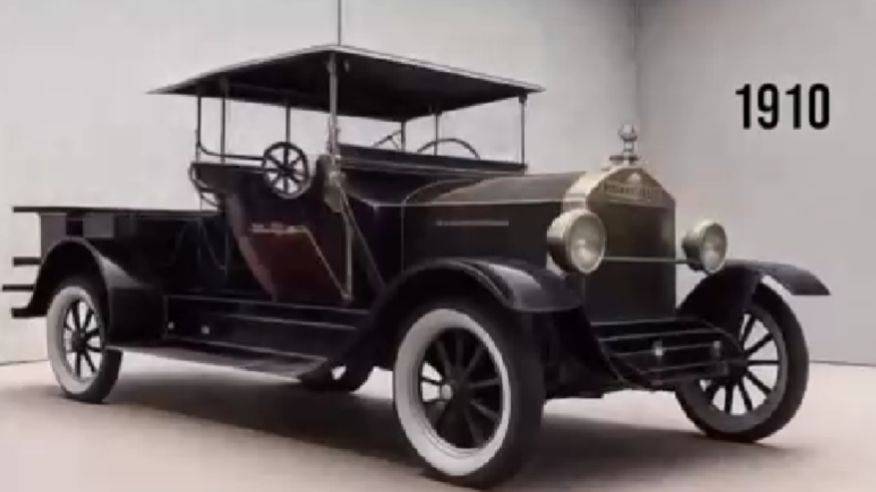Evolución de los autos 1910 a 2010