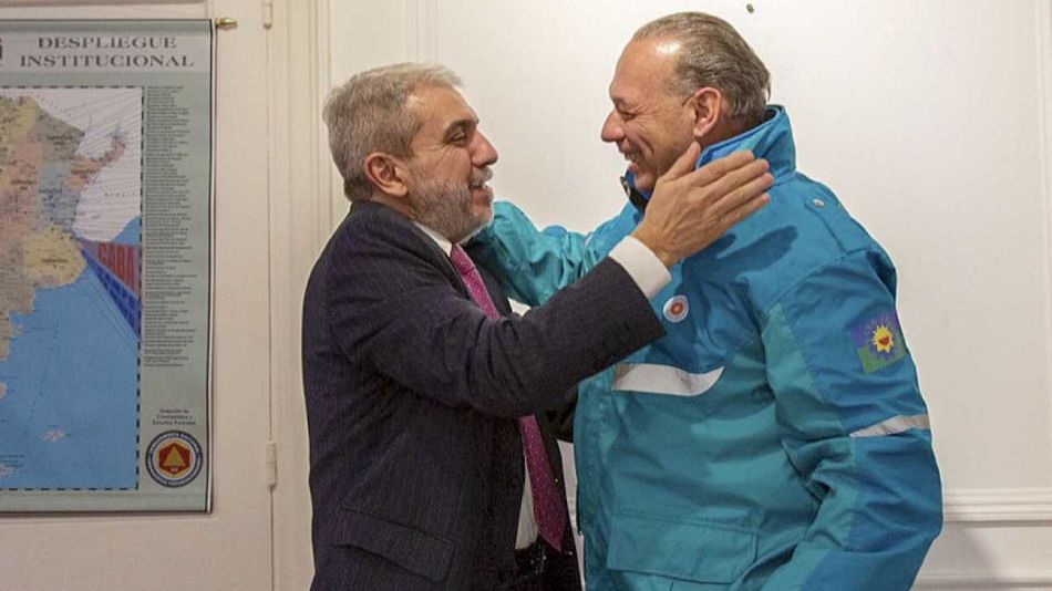 Aníbal Fernández y Sergio Berni